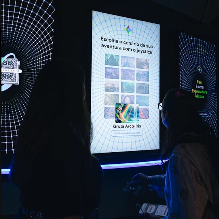 Google Gemini physical-digital activation at CCXP