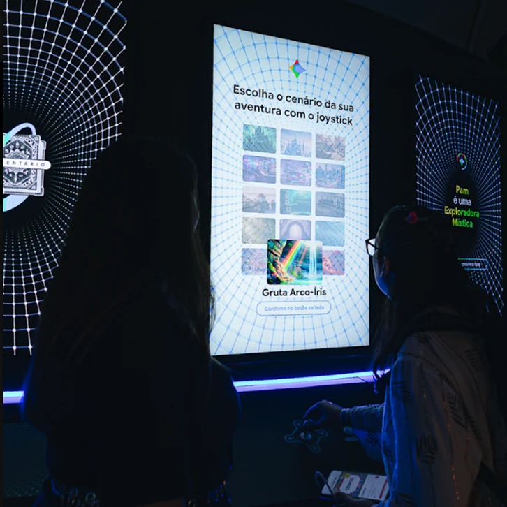 Google Gemini physical-digital activation at CCXP